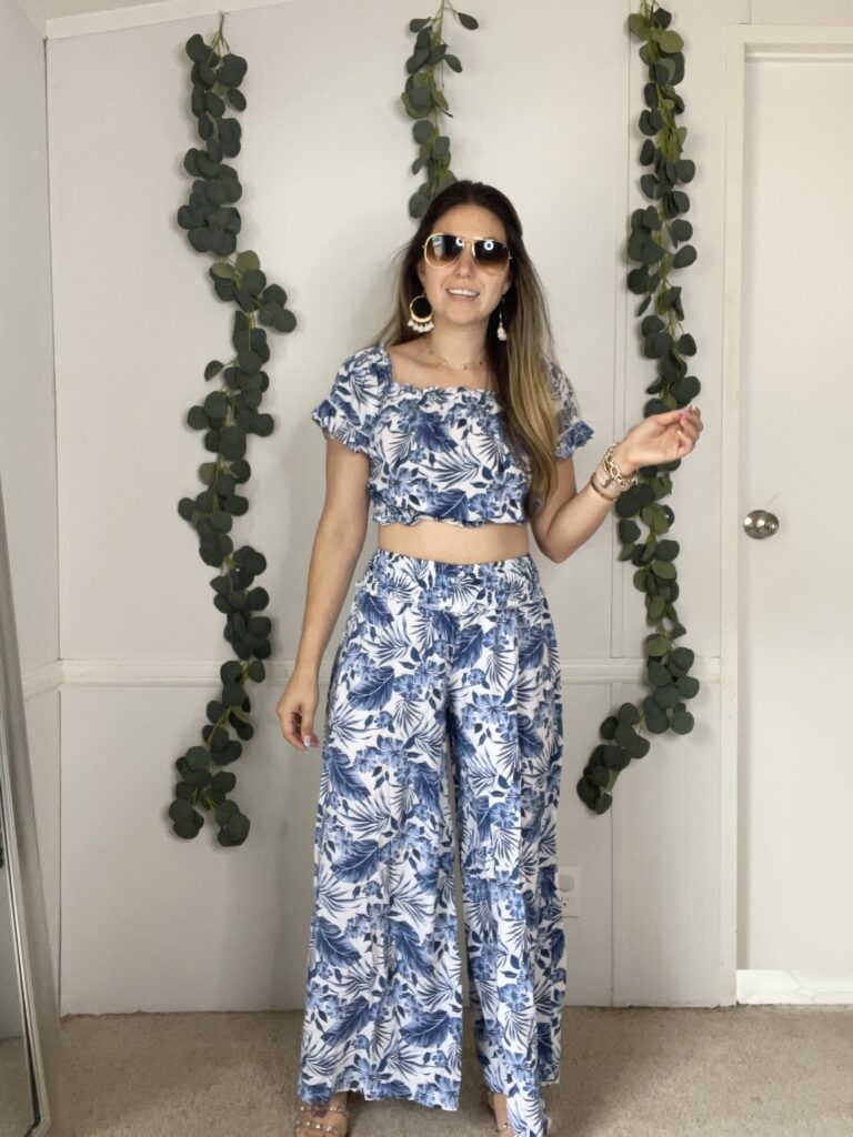 Easy summer outfits for women matching set